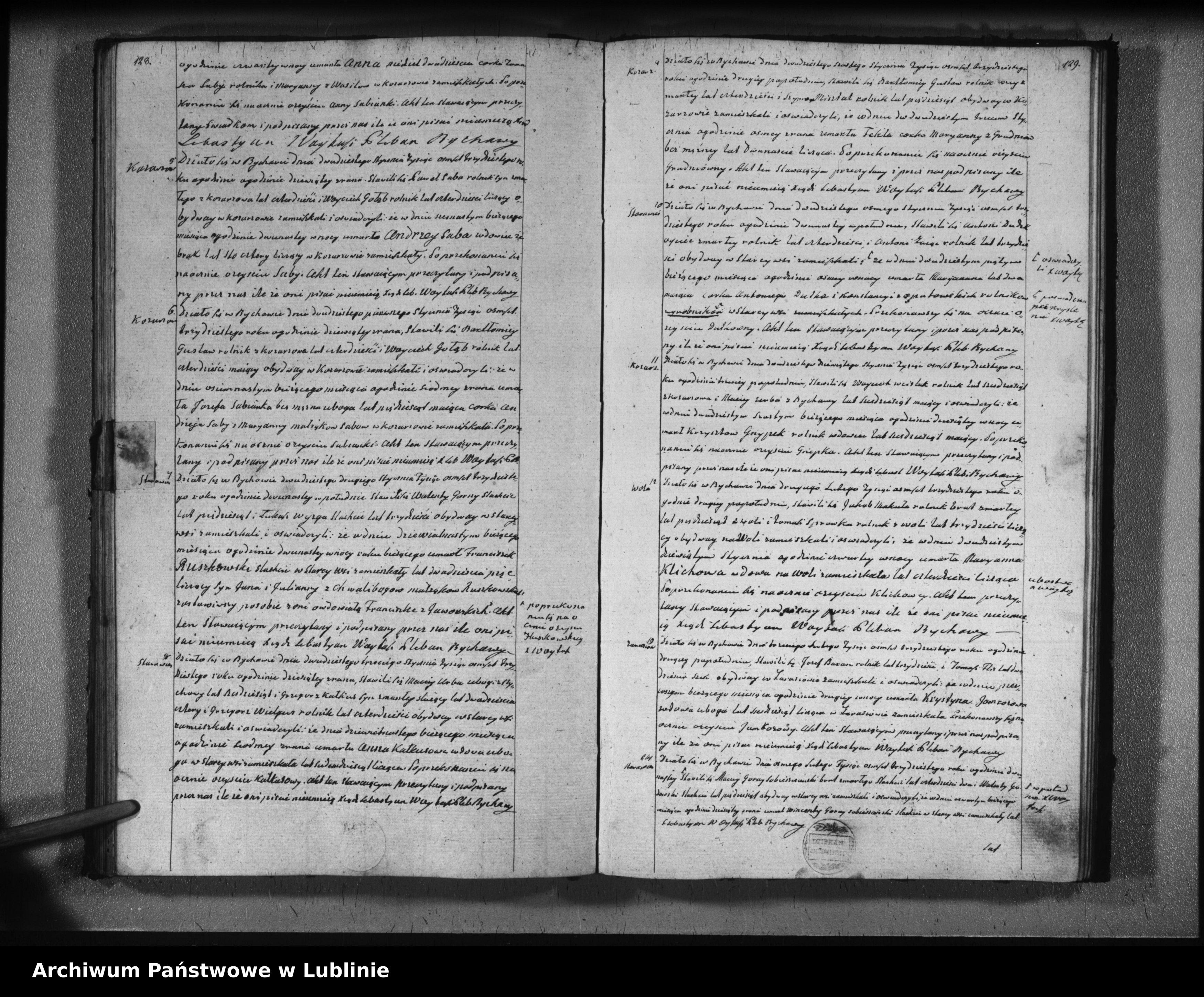 Skan z jednostki: Księga urodzeń, małżeństw i zgonów