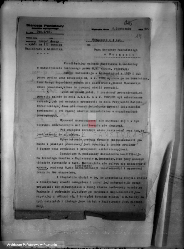 Obraz 18 z jednostki "Miasto Łobżenica /powiat wyrzyski/ członkowie magistratu"