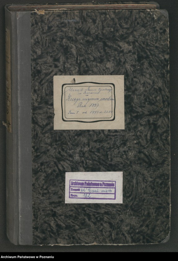 Obraz 2 z jednostki "Księga urodzeń t. V"