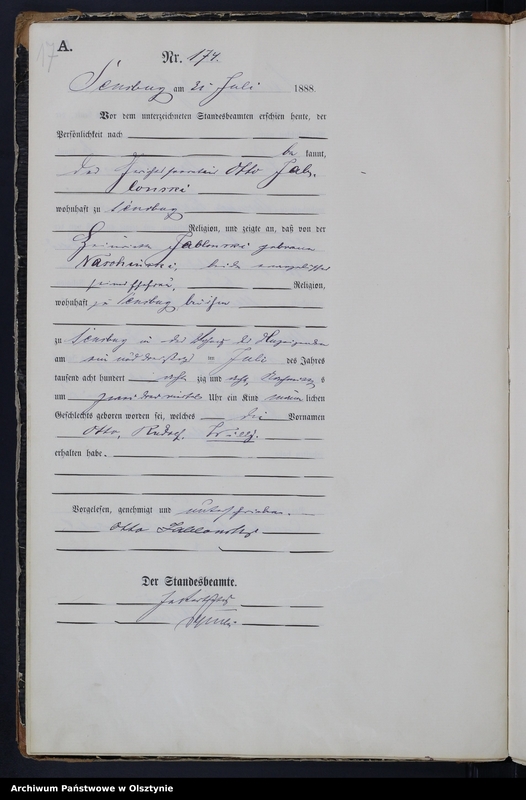 image.from.unit.number "Geburts-Haupt-Register,TomII,Nr 159 - 232"