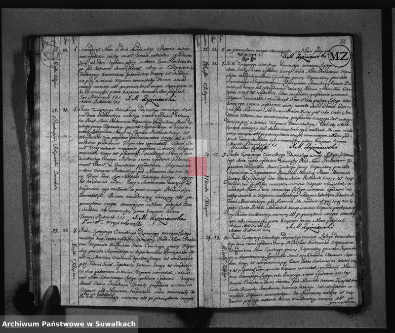 Obraz 18 z jednostki "Akta Zeszłych Gminy Filipowskiey od 1go Maja 1810 Ru aż do ostatnich dni Grudnia 1811 r."