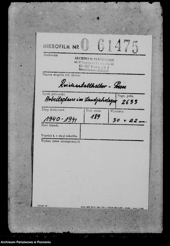 Obraz 2 z jednostki "Arbeitspläne im Landjahrlager"