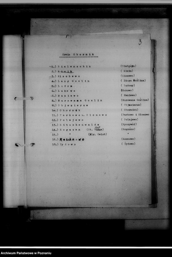 Obraz 7 z jednostki "Einziehungsprotokolle [ksiąg kościelnych] Kreis Obornik [powiat obornicki]"