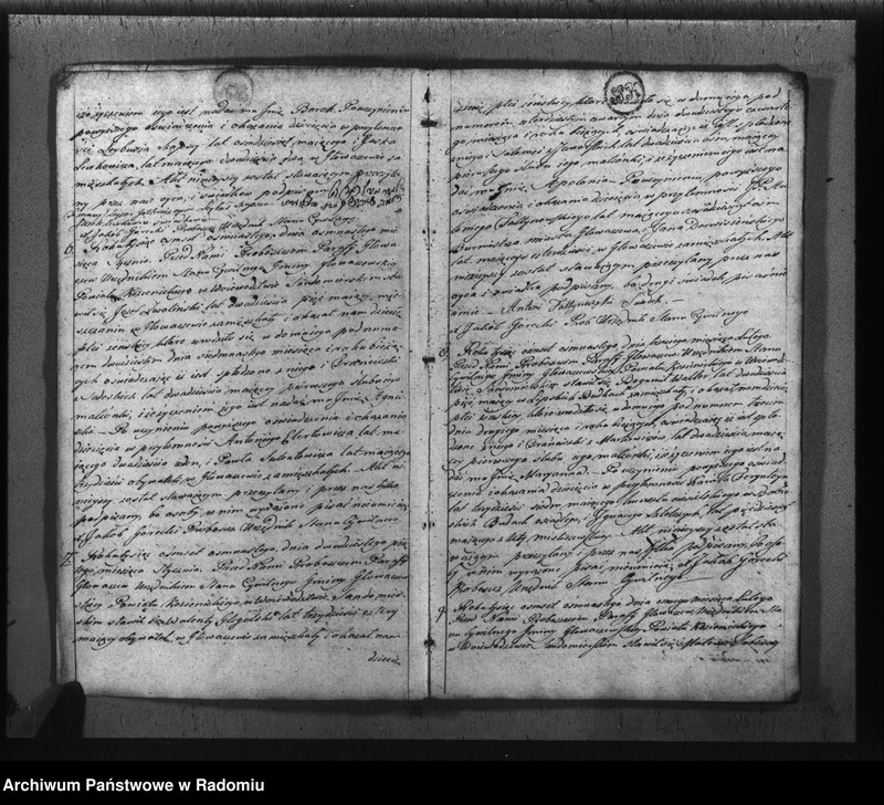 image.from.unit.number "Księga akt cywilnych gminy Głowaczew na rok 1818"