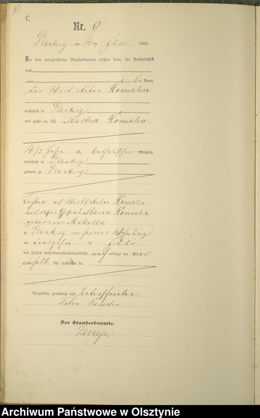 image.from.unit.number "Sterbe-Haupt-Register Nr 1 - 22"