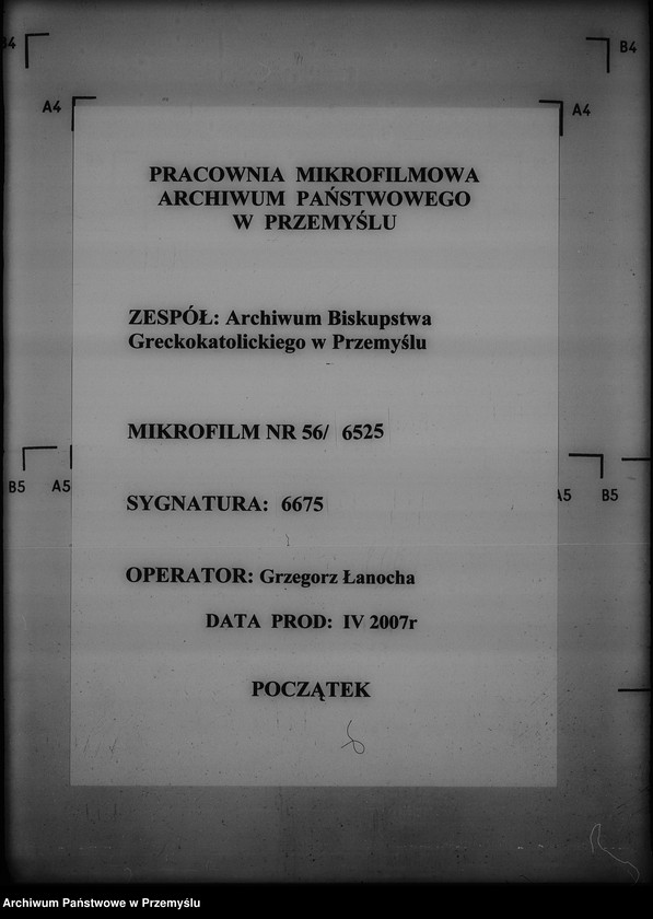 image.from.unit.number "[Kopie ksiąg metrykalnych parafii Żużel z filią Cebłów (dekanat Bełz)]"