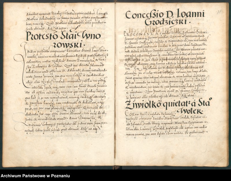 Obraz 15 z jednostki "Liber actorum civitatis Posnaniae."