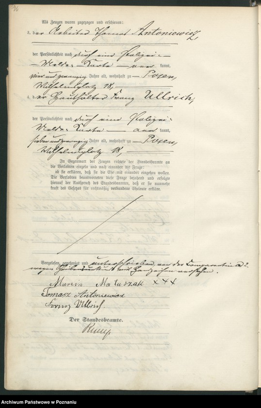 Obraz 19 z jednostki "Księga małżeństw t. I"