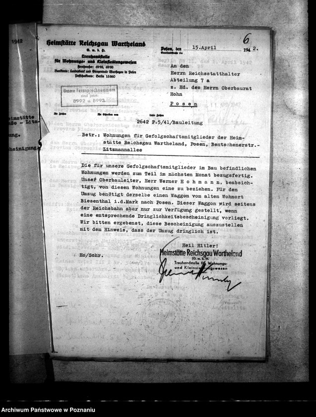 Obraz 12 z jednostki "Posener Kleinwohnungsbau- Gesellschaft mit beschränkter Haftung"