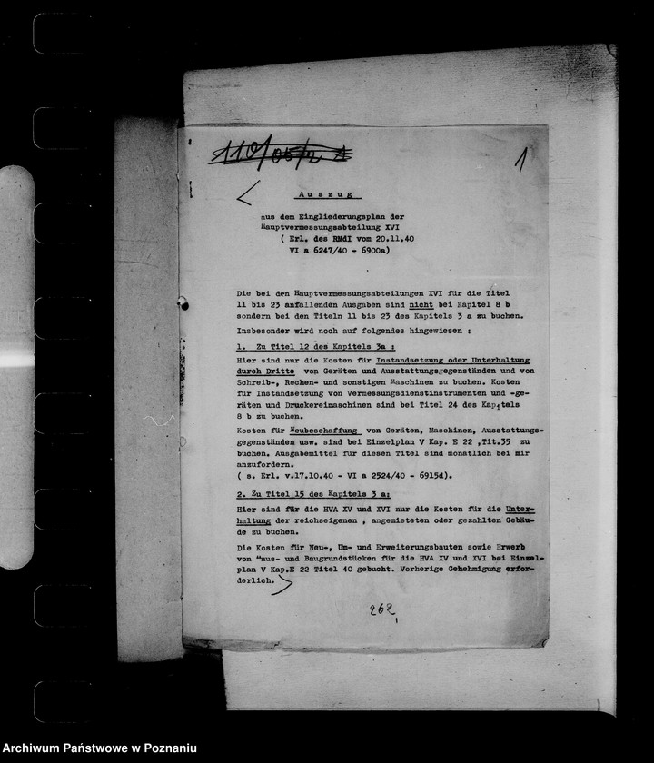 Obraz 5 z jednostki "Hauptvermessungs- Abteilung"