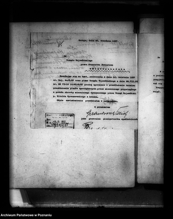 Obraz 19 z jednostki "Przymusowy wykup majątku Gorzyń powiatu międzychodzkiego"