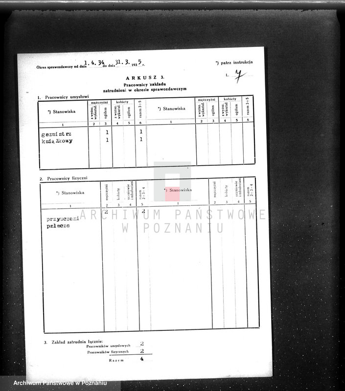Obraz 11 z jednostki "Kwestionariusz gazowni miejskiej w Lwówku pow. nowotomyski"