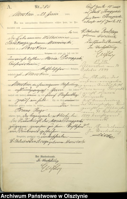 image.from.unit.number "Geburts-Haupt-Register Tom II,Nr 385 - 790"