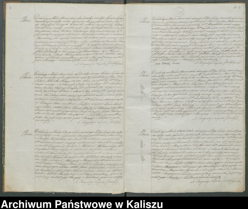 Obraz 8 z jednostki "Książka duplikat aktów urodzeń, zaślubień i zejść"