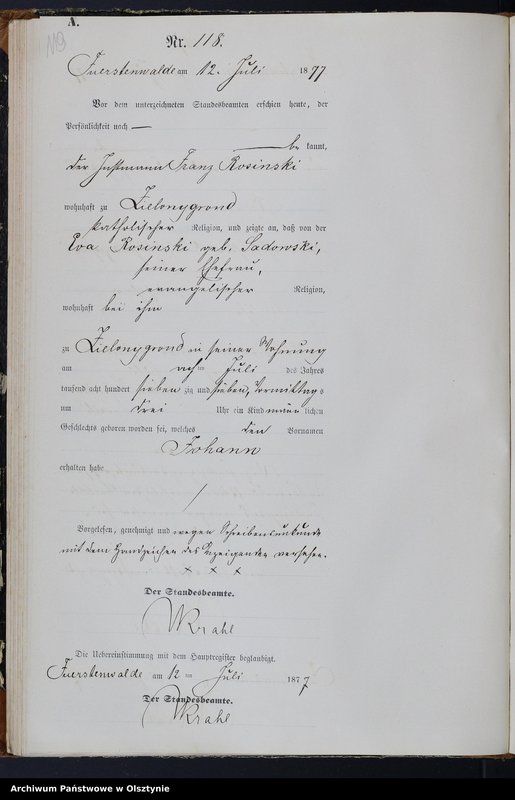 image.from.team "Urząd Stanu Cywilnego w Księżym Lasku pow. szczycieński"