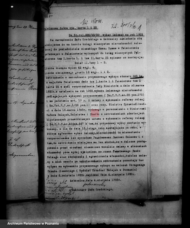 Obraz 5 z jednostki "Przymusowy wykup majątku Falmierowo powiatu wyrzyskiego"