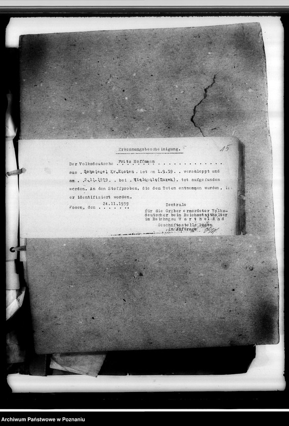 Obraz 20 z jednostki "Todesbescheinigungen I"