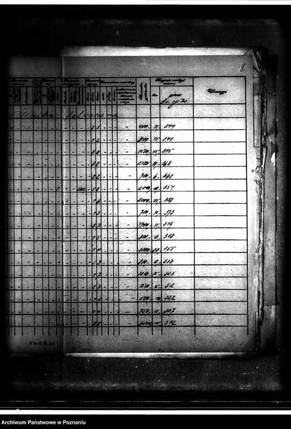 Obraz 12 z jednostki "Wykaz zgłoszeń na nabycie ziemi z parcelacji majątku Białośliwie"