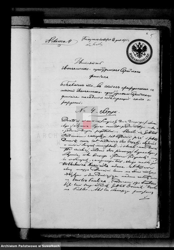 image.from.unit.number "Dokumenty k aktam brakosočetavšichsja Serejskago Rimsko-Katoličeskago Prichoda s 1875 goda"