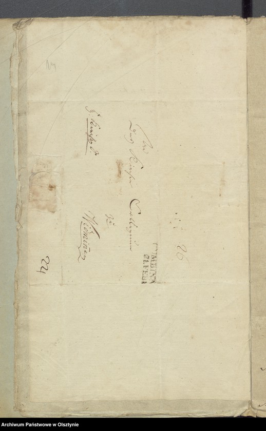 image.from.unit.number "Nachweisung von dem Hospital und der Kirche Armen Casse bey der Königliche Kirche Widminnen"