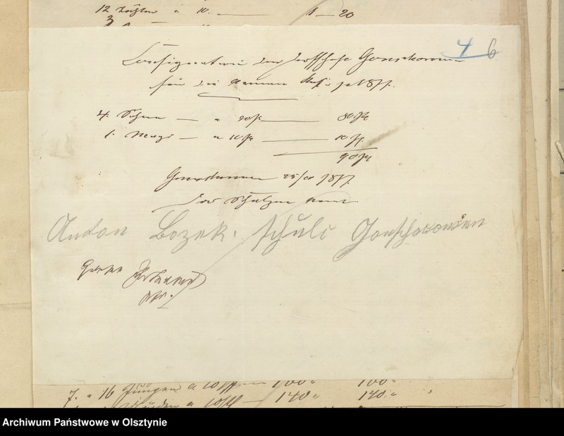 image.from.unit.number "Einnahme und Ausgabe Beläge des Kirchspiels Armen Kassen-Rechnung"