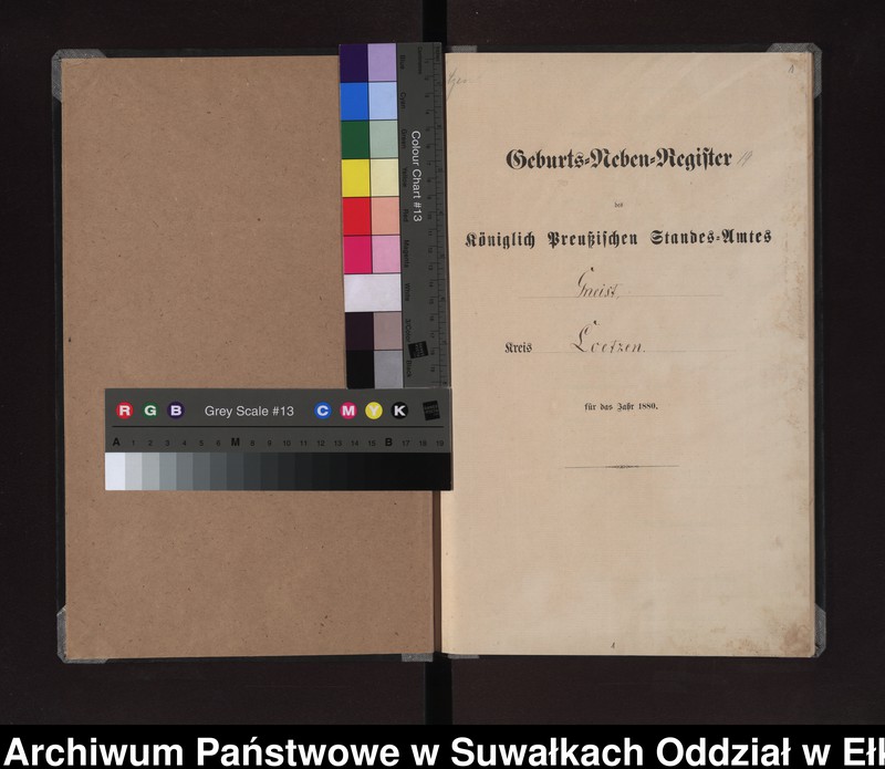 image.from.unit.number "Geburts-Neben-Register des Königlich Preussischen Standes-Amtes Gneist Kreis Loetzen"