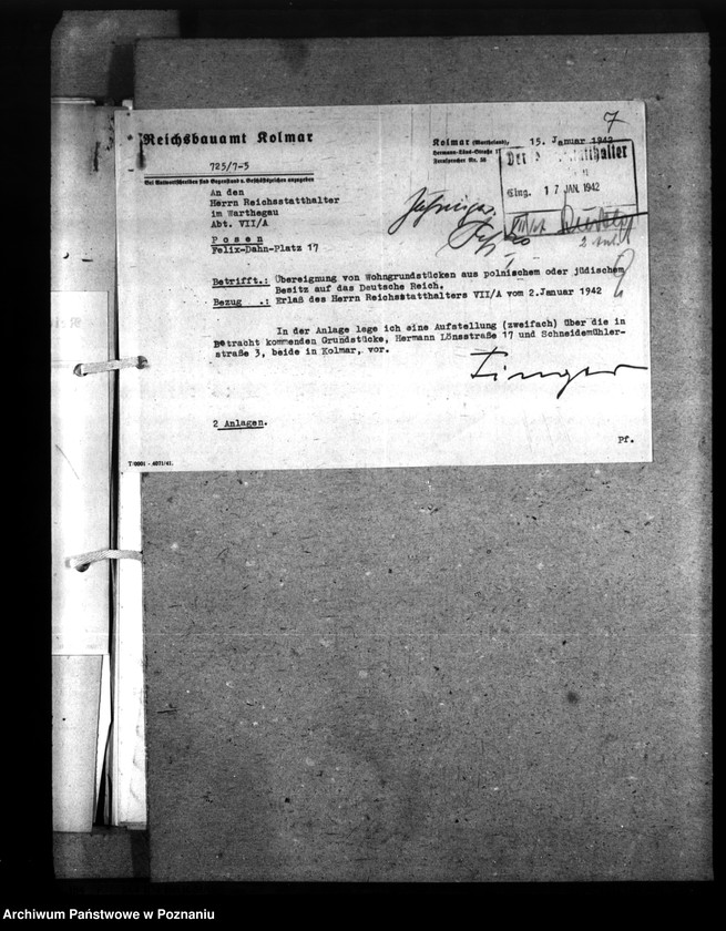 Obraz 11 z jednostki "Przejmowanie gruntów na rzecz Trzeciej Rzeszy"