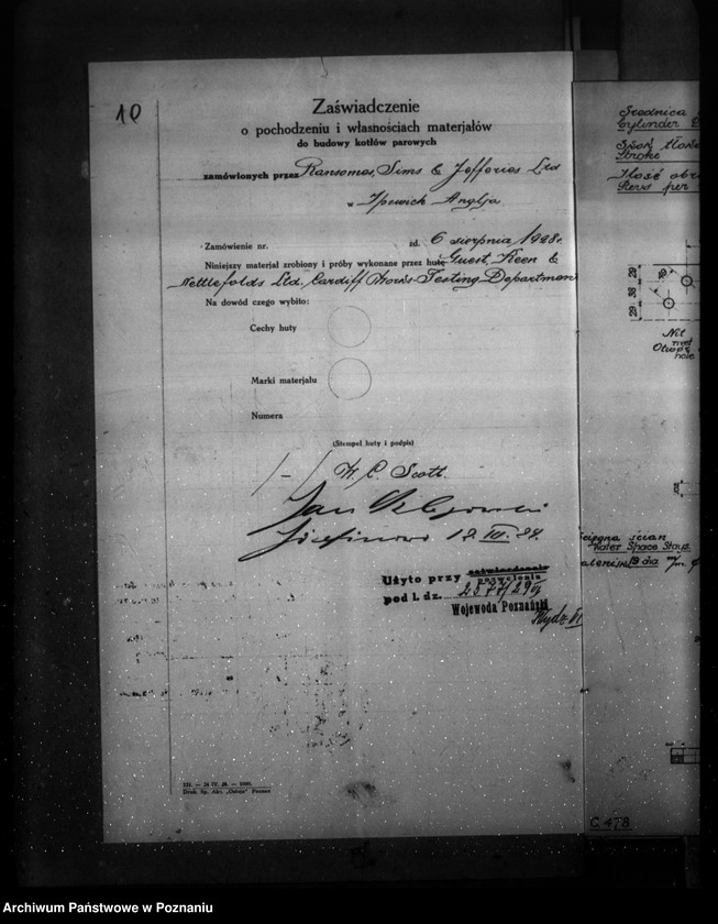 Obraz 14 z jednostki "Majętność Józefinowo pow. obornicki nr woj. kotła 6269"