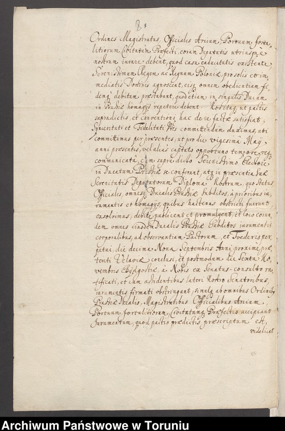 image.from.unit.number "Jakub, Oktawian Konopacki, kasztelan elbląski /akta funkcji publicznych jako kasztelana elbląskiego i skarbnika Ziem Pruskich/"