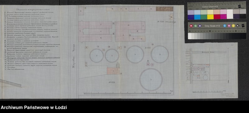 image.from.unit.number "Ob˝ utverždenìi plana na postrojku Gazovym˝ Obŝestvom˝ v˝ g[orode] Lodzi po Torgovoj ulicě pod˝ No 1226, 1227 i 1228 dvuh˝-ètažnoj kladovoj i nadstrojku 2go ètaža na suŝestvuûŝej uže kladovoj "