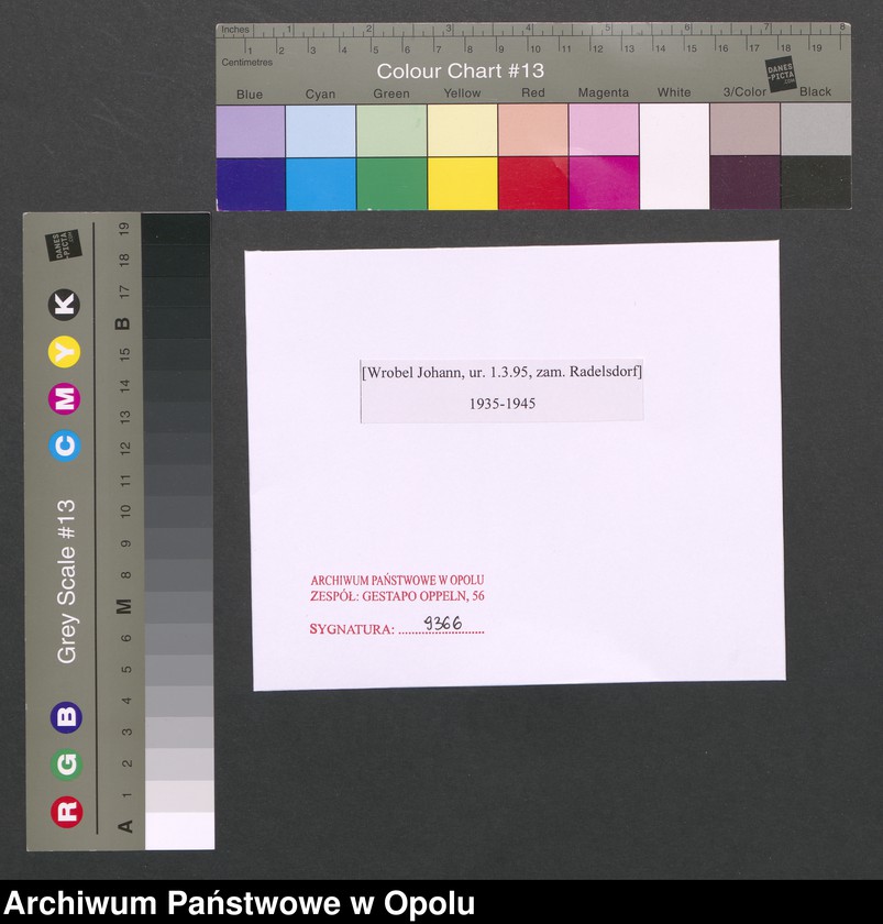 Obraz 2 z jednostki "[Wrobel Johann, ur. 1.3.1895, zam. Radelsdorf]"