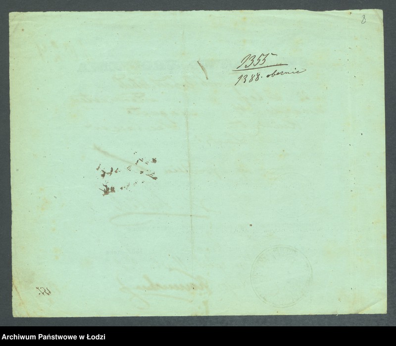 Obraz 10 z jednostki "Dowody metrykalne stałych mieszkańców m. Łodzi nr domu 1355-1356"