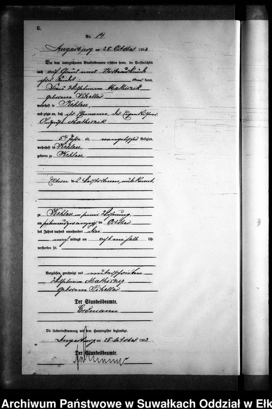 image.from.unit.number "Sterbe-Neben-Register des Preussischen Standes-Amtes Kehlen Kreis Angerburg"