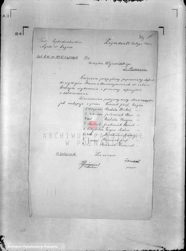 Obraz 17 z jednostki "/Towarzystwo Rękodzielników,,Zgoda" w Żegrzu/"