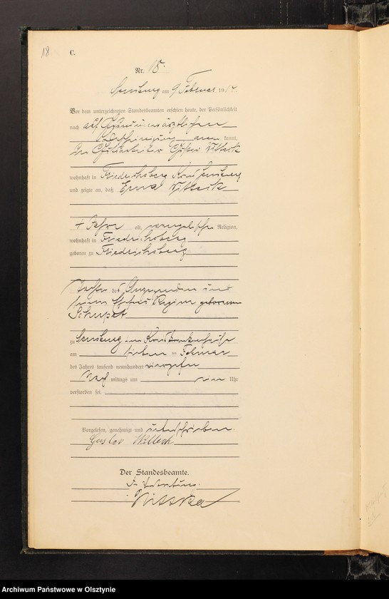 image.from.unit.number "Sterbe-Haupt-Register Nr 1 -207"