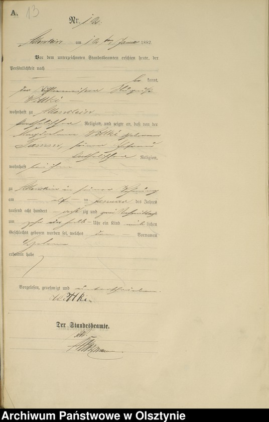 image.from.unit.number "Geburts-Haupt-Register Nr 1 - 309"