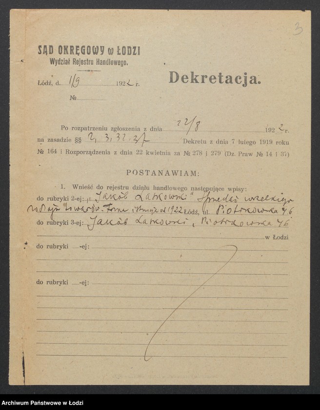 Obraz 5 z jednostki "Jakób Laskowski- sprzedaż wszelkiego rodzaju towarów"