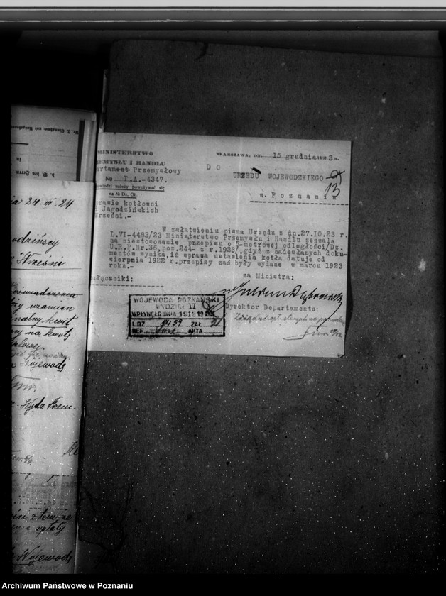 Obraz 18 z jednostki "Fabryka Marmelady Cz. Kostańskiego w Poznaniu Zawady 6 nr woj. 197 /poprzedni własność Fabryka Cykorii i Kawy Słodowej we Wrześni/"