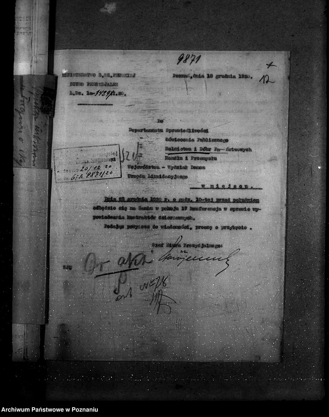 Obraz 19 z jednostki "Okólniki Ministerstwa Aprowizacji do starostw"