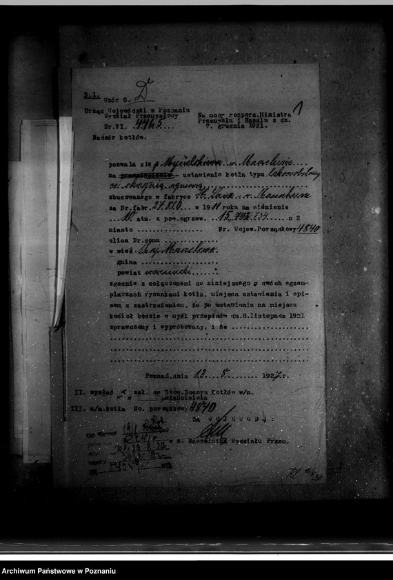 Obraz 5 z jednostki "Tartak parowy w Marzelewie powiat wrzesiński nr woj. 4840"