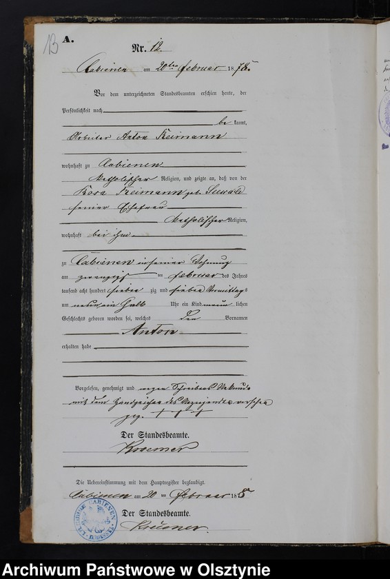 image.from.unit.number "Geburts-Neben-Register Nr 1 - 60"
