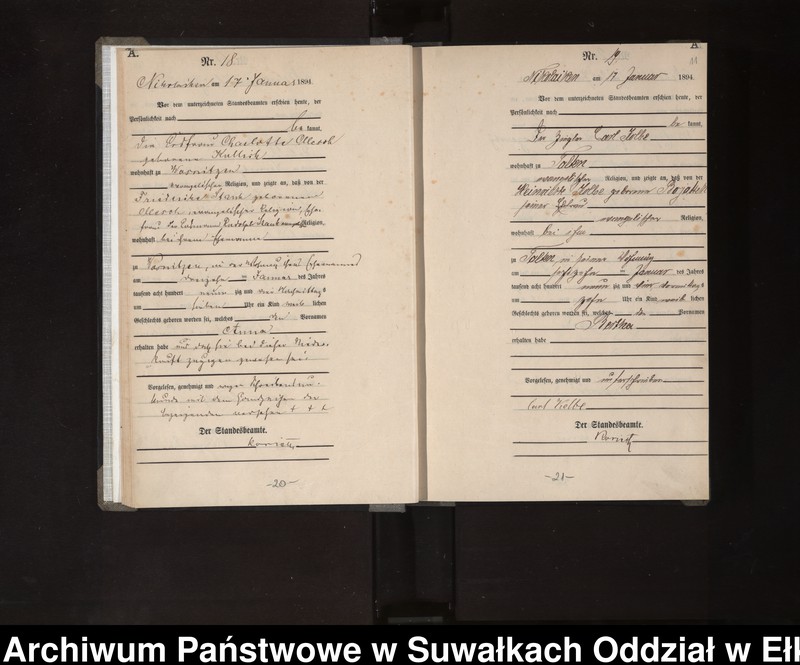 image.from.unit.number "Geburts-Haupt-Register des Königlichen Preussischen Standes-Amtes Nikolaiken Kreis Sensburg"