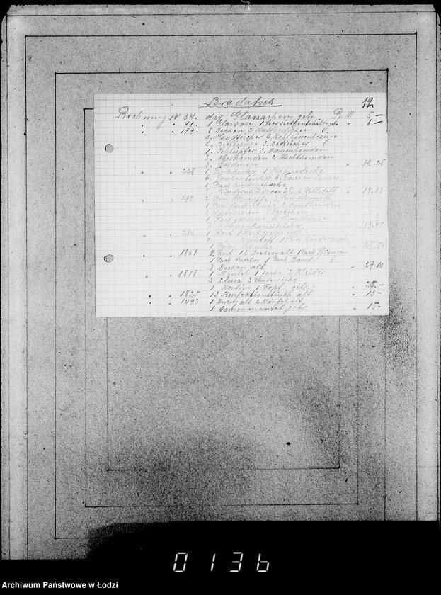 Obraz 16 z jednostki "[Zestawienia rachunków]"