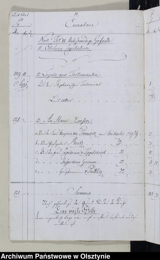 image.from.unit.number "Kirchen Casse Rechnung über Einnahme und Ausgabe"