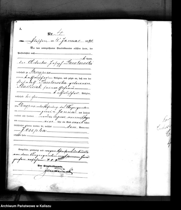 Obraz 7 z jednostki "[Księga urodzeń]"