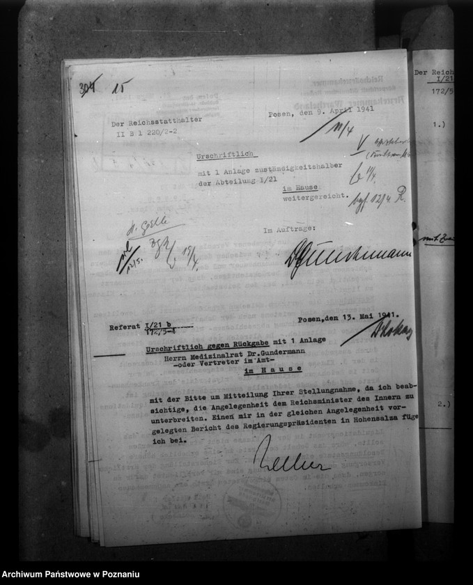 Obraz 20 z jednostki "Przyjmowanie lekarzy na stanowisko kierownicze oraz lekarzy Francuzów"