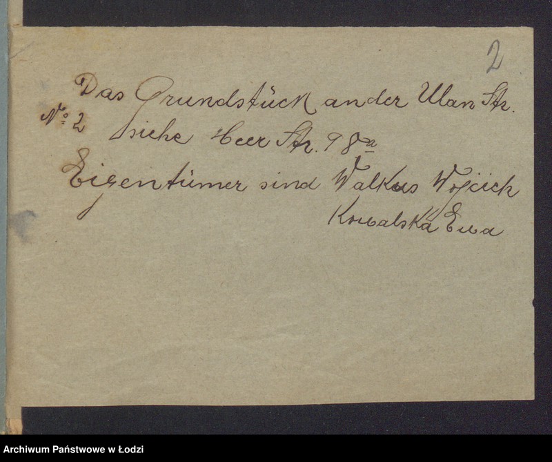 image.from.unit.number "Księga inwentarzowa nieruchomości m. Łodzi ul. Mazurska"