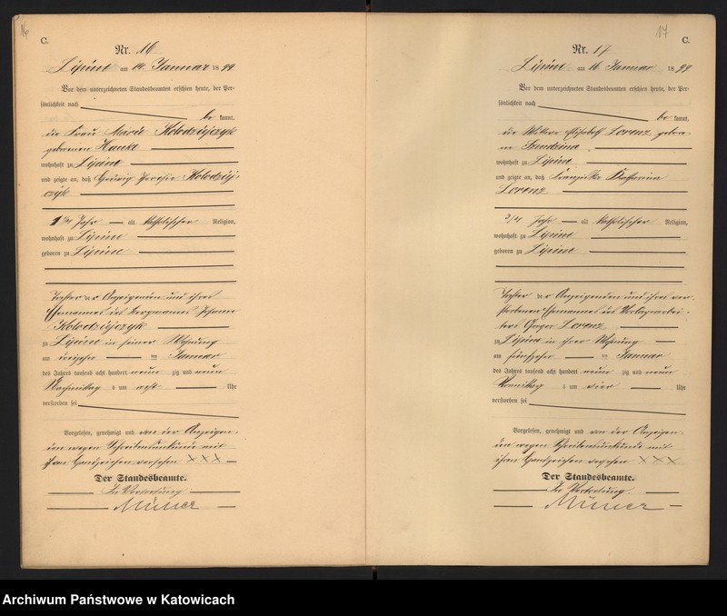 Obraz 11 z jednostki "Księga zgonów nr 1-575"