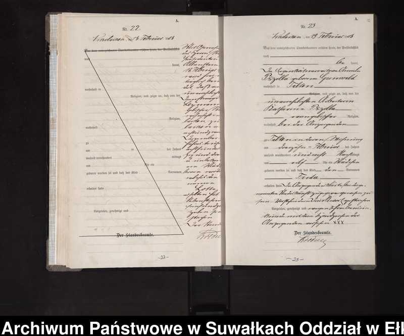 image.from.unit.number "Geburts-Haupt-Register des Königlichen Preussischen Standes-Amtes Nikolaiken Kreis Sensburg"