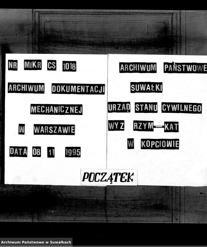 Obraz 1 z jednostki "Dokumenty Brakosočetavšichsja Kopciovskago Rimsko-Katoličeskago Prichoda za 1888 god"